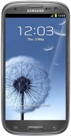 Смартфон Samsung Galaxy S3 GT-I9300 16Gb Titanium grey - Воронеж